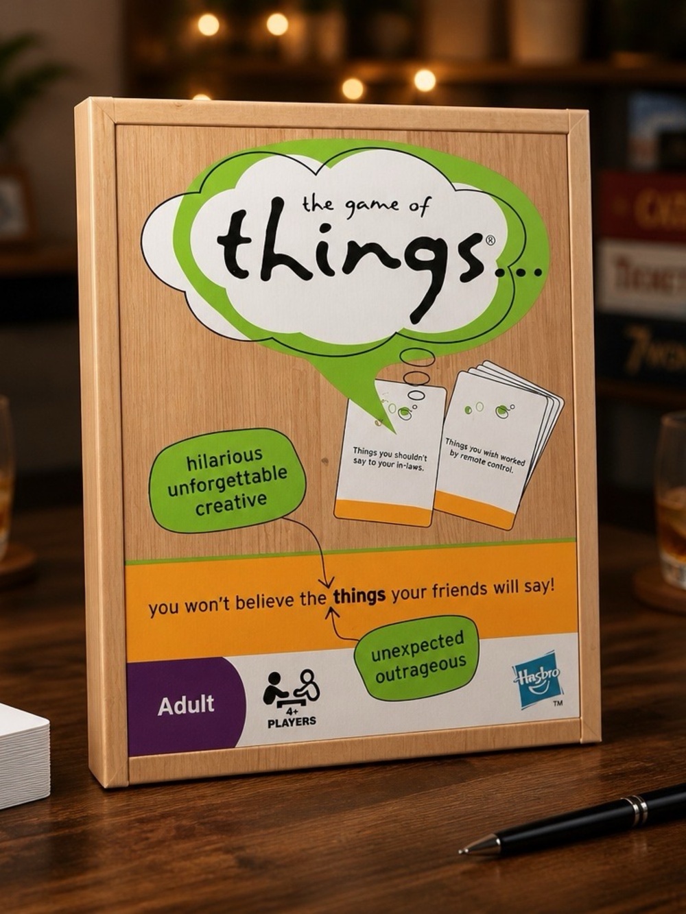 Hasbro Party Card Game - Things